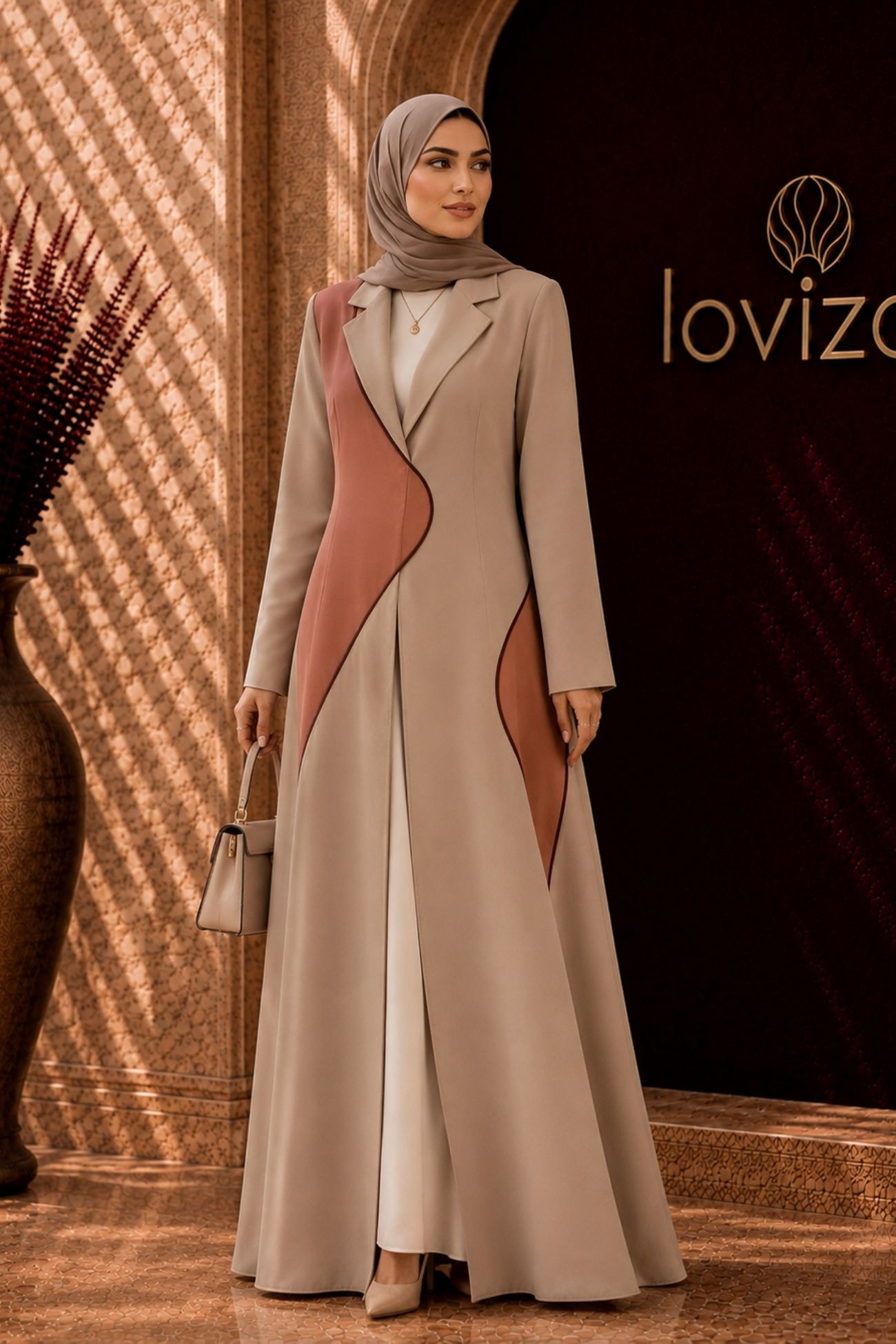 Sienna Arc Blazer Abaya
