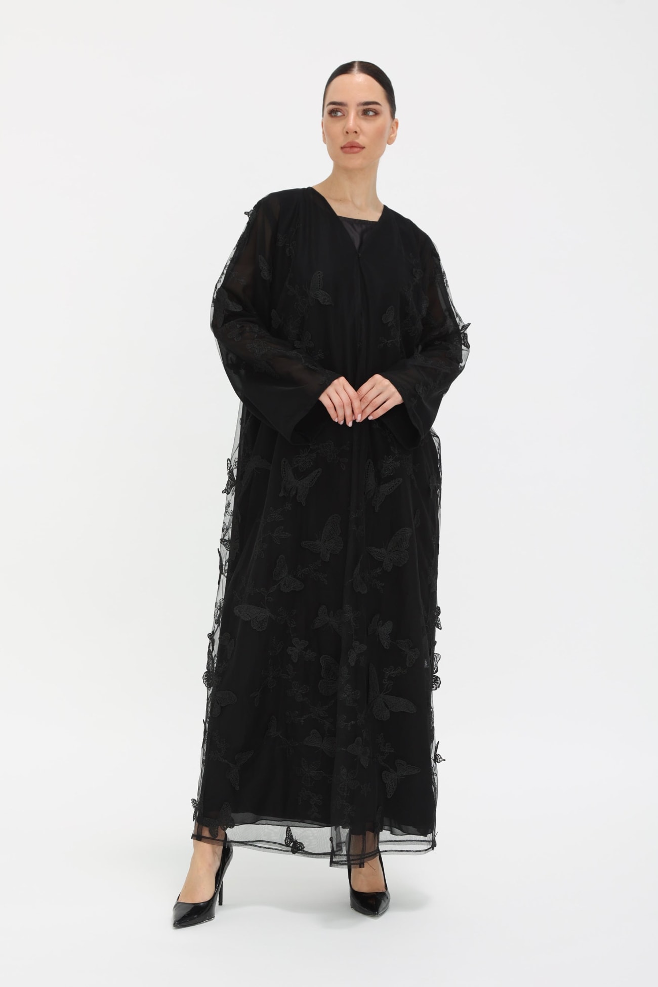 3D Butterfly Abaya