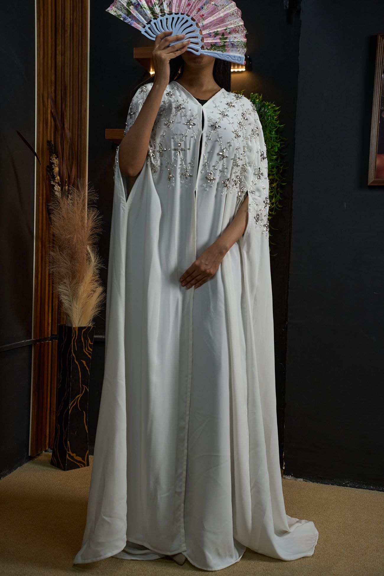 Crystal Cascade Cape Abaya
