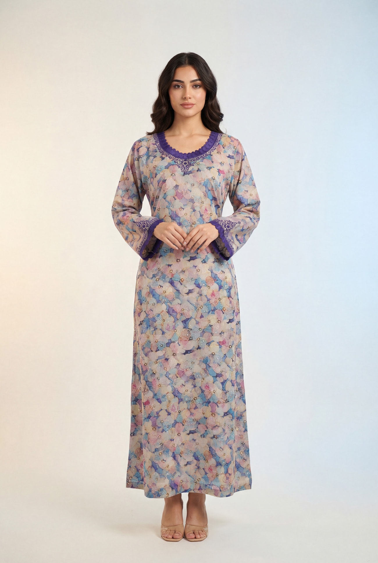 Classic Embroidered Khous Jalabiya