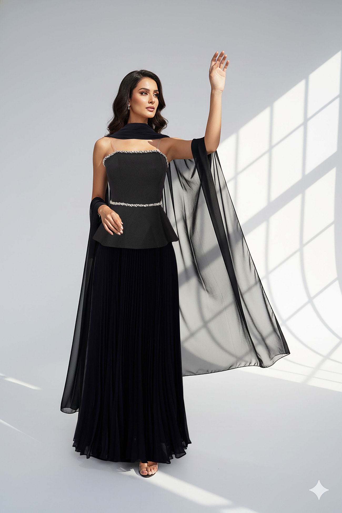 Elegant Black Gown — Black 1