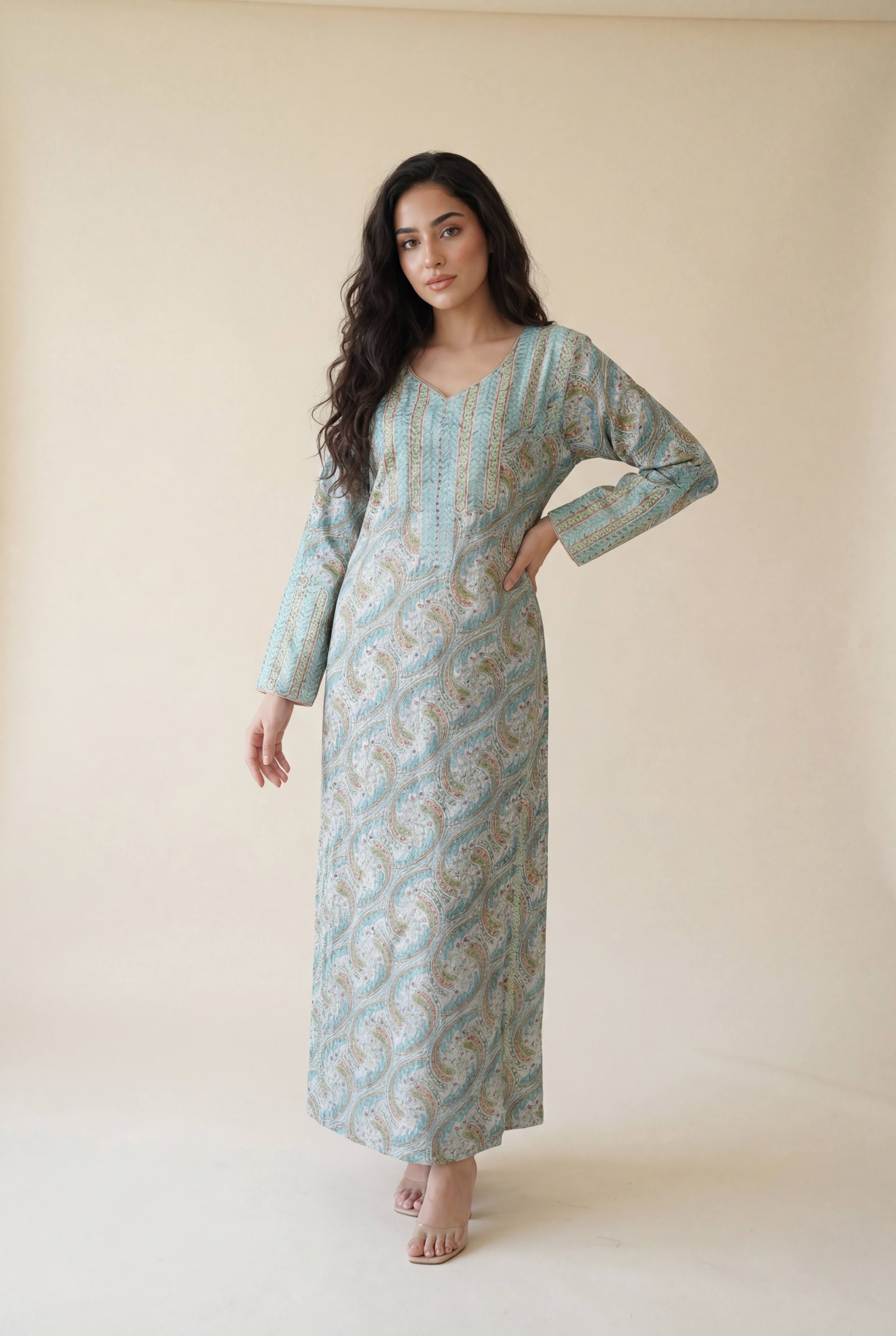 Badla Cutwork Cotton Jalabiya