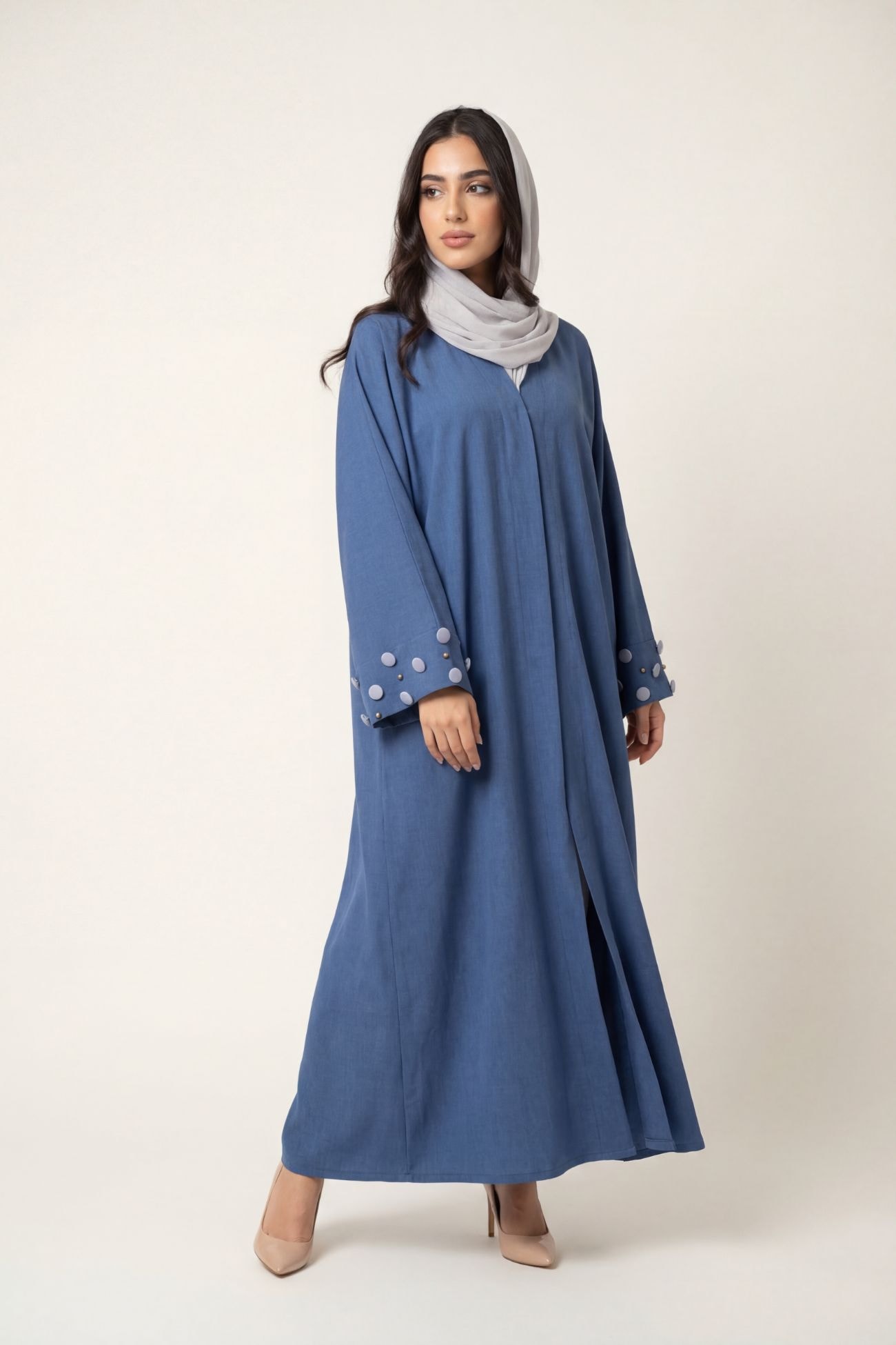 Sapphire Serenity Abaya