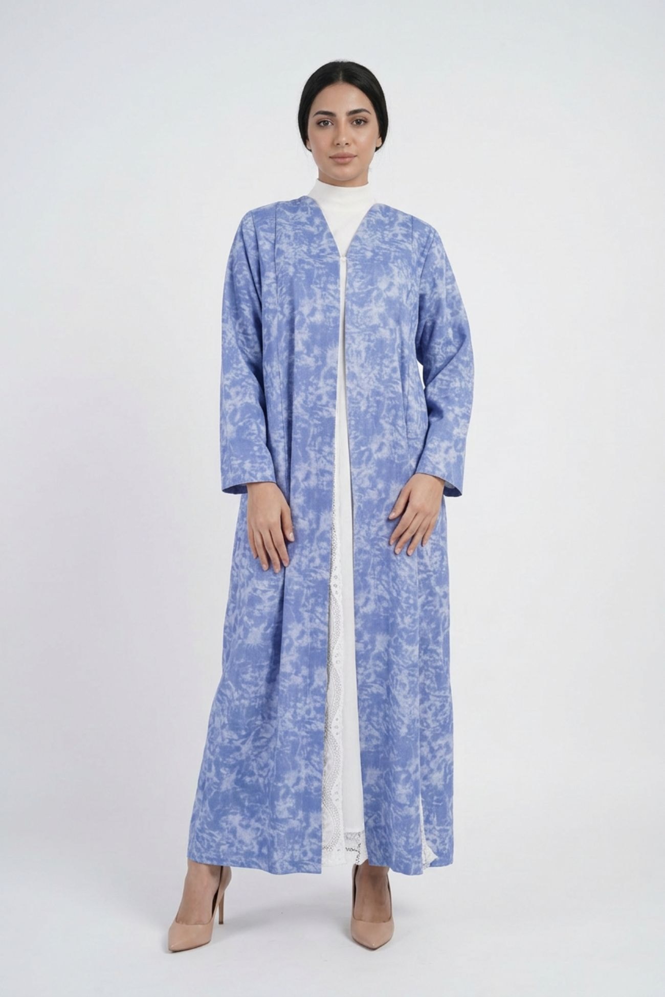 ENID - Lace-Lined Abaya