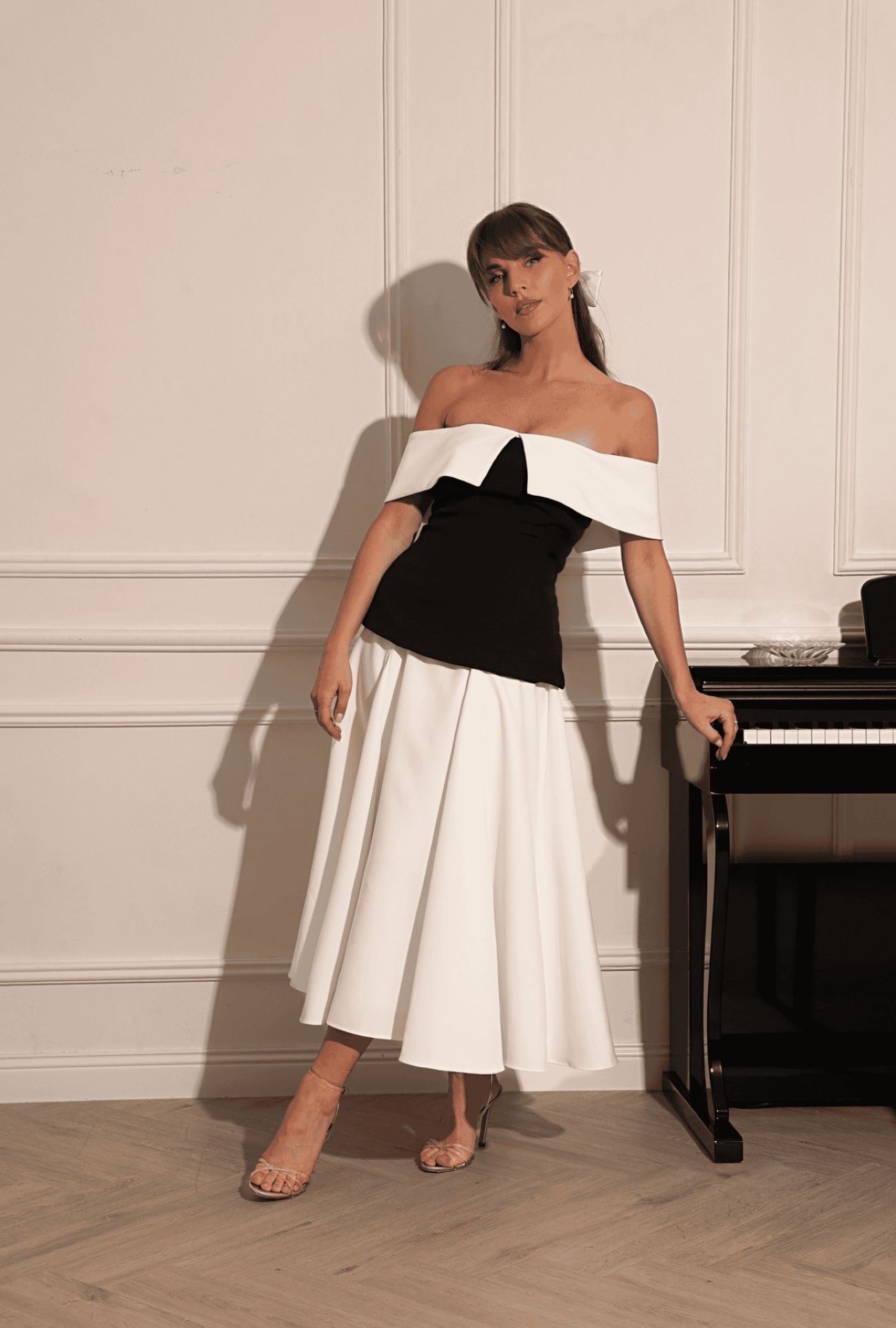 Vera Midi Set (Dress + Corset Top)