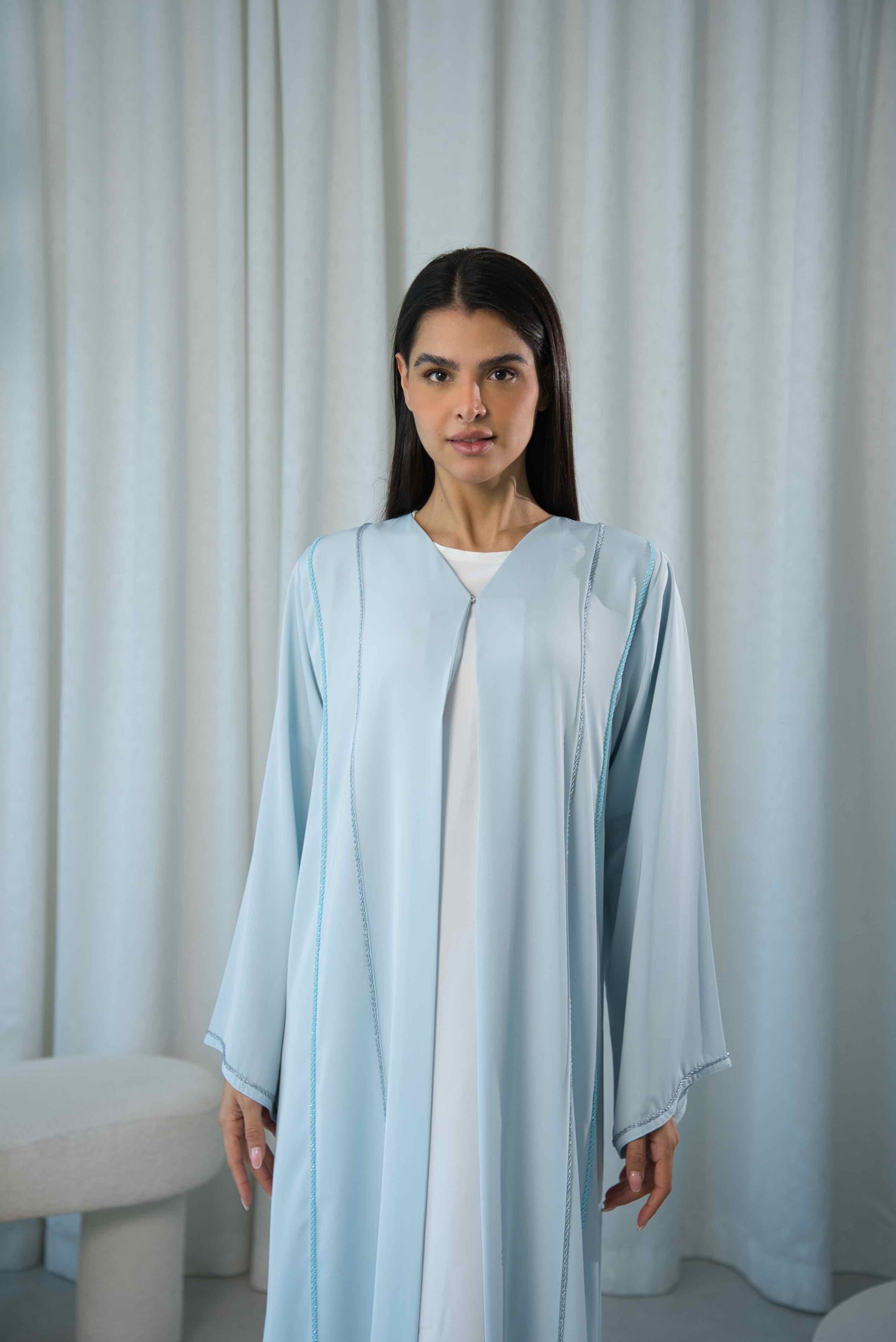 Pastel Ocean Abaya