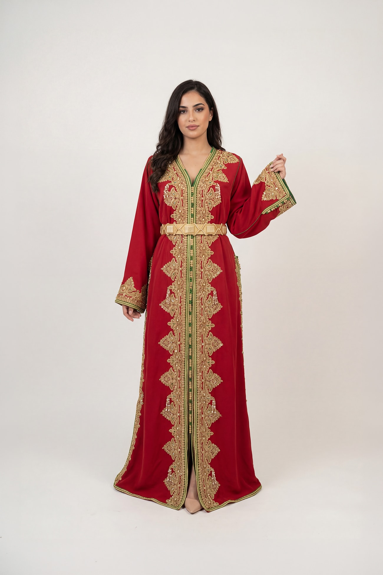 قفطان عروس – أحمر مائل