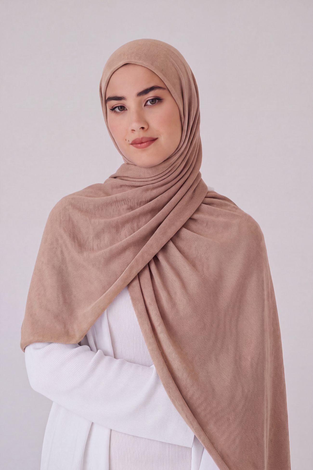 Premium Malasysian Chiffon Hijabs — Beige 1