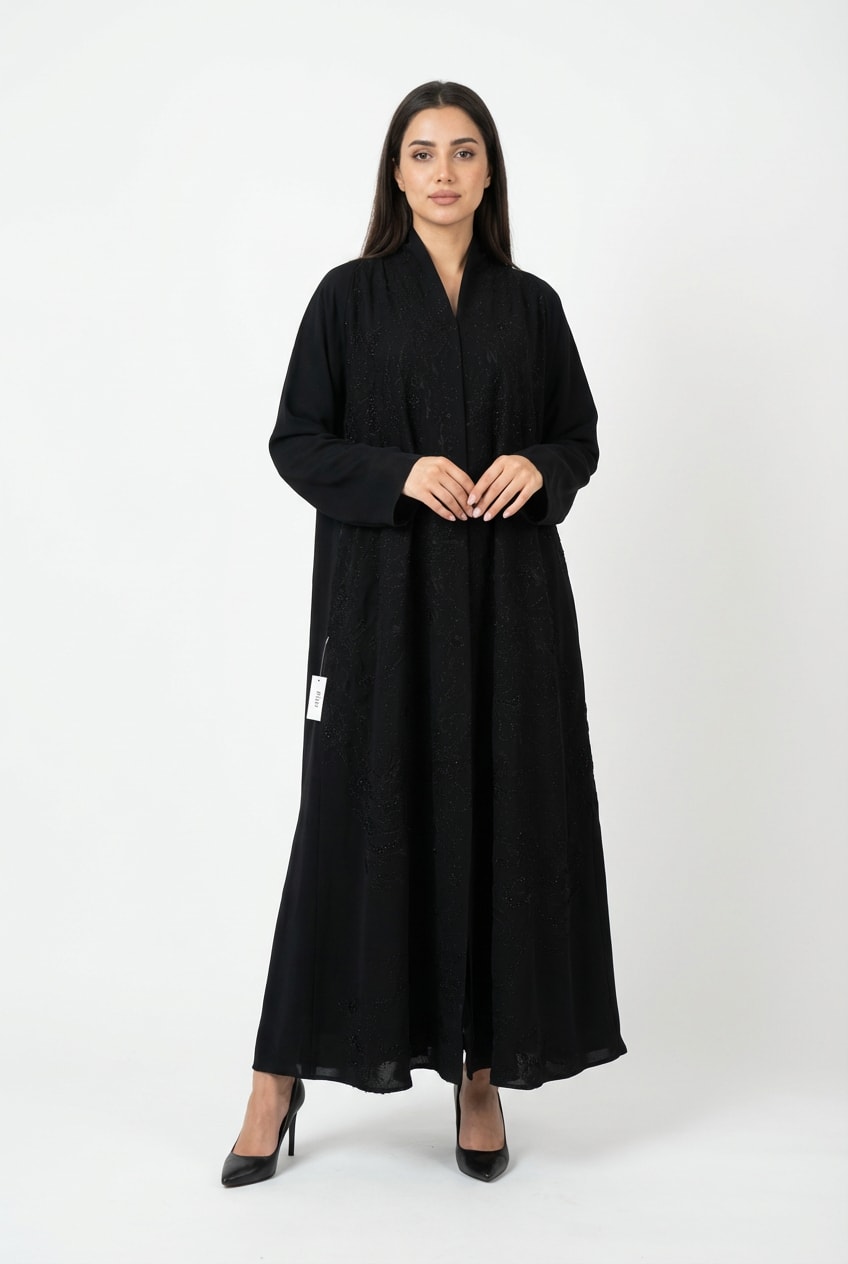 Abaya Chiffon — Black 2