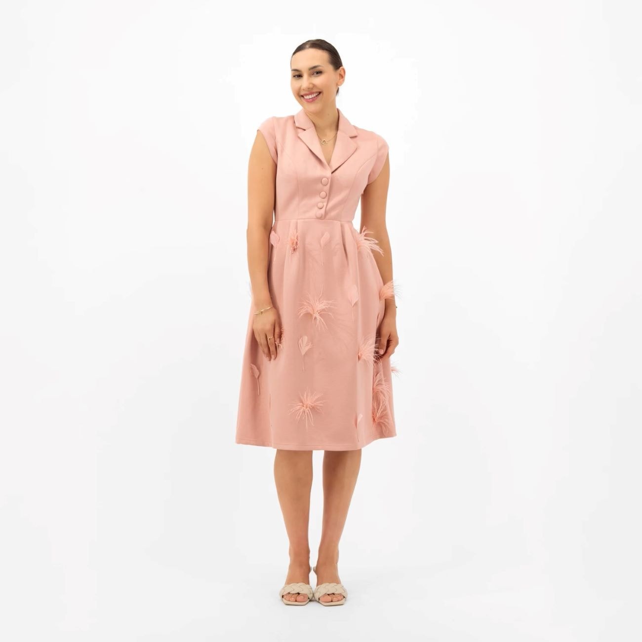 Dress de Code – Midi Dress — Peach