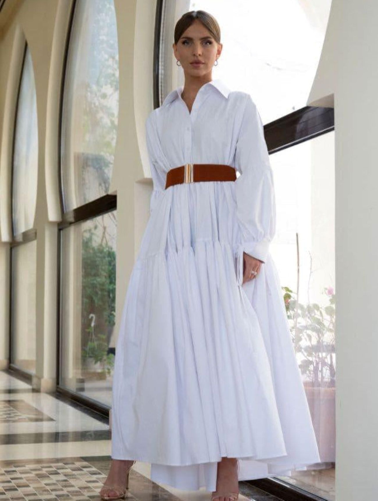 Yvonne maxi dress - white