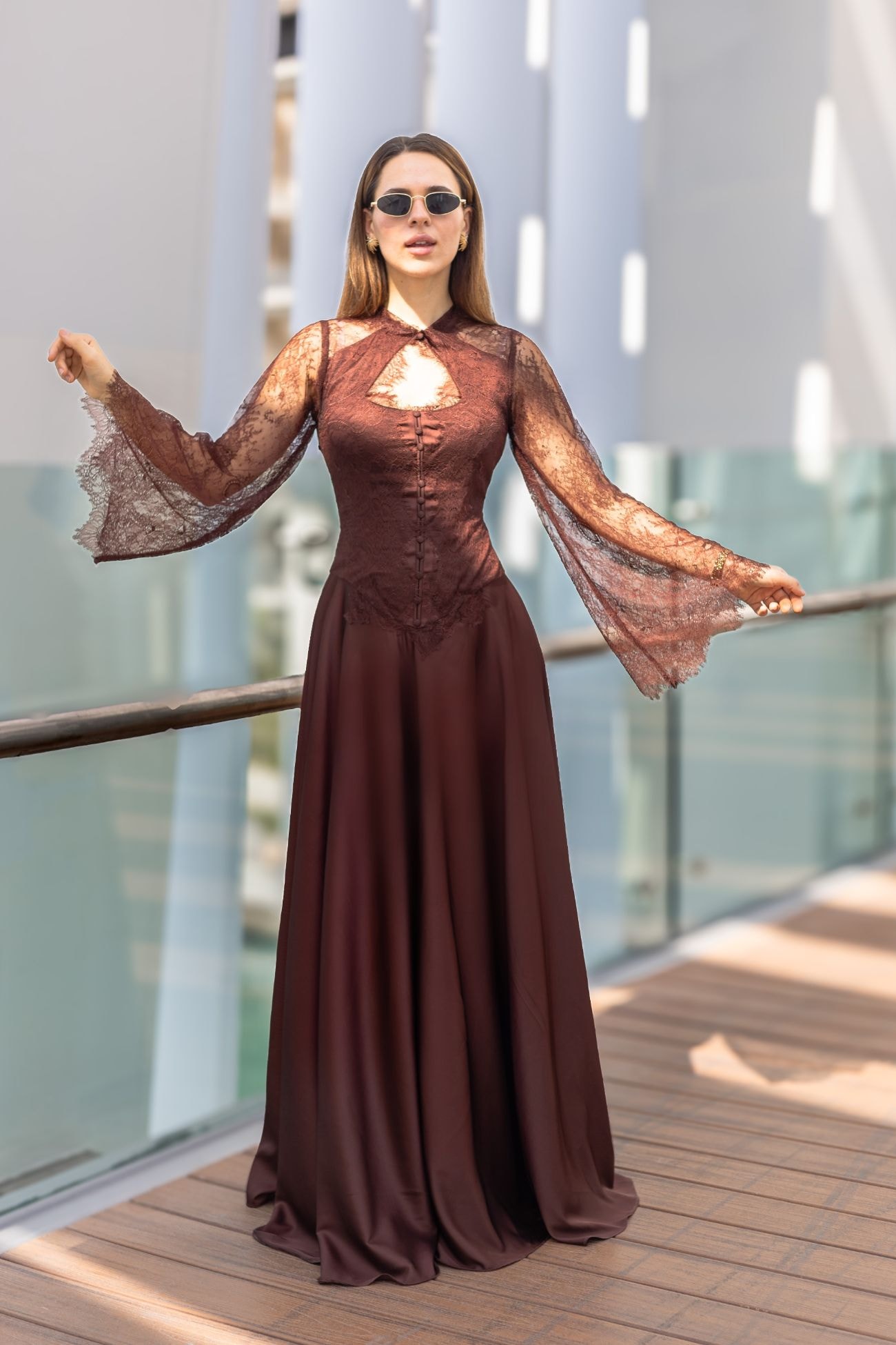 Cocoa Blossom lace Dress
