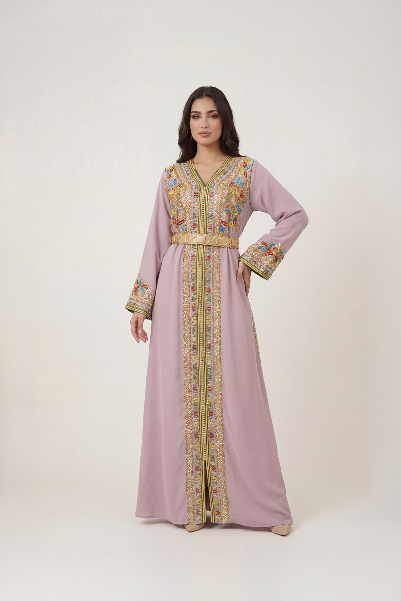 Bridal kafthan - mauve