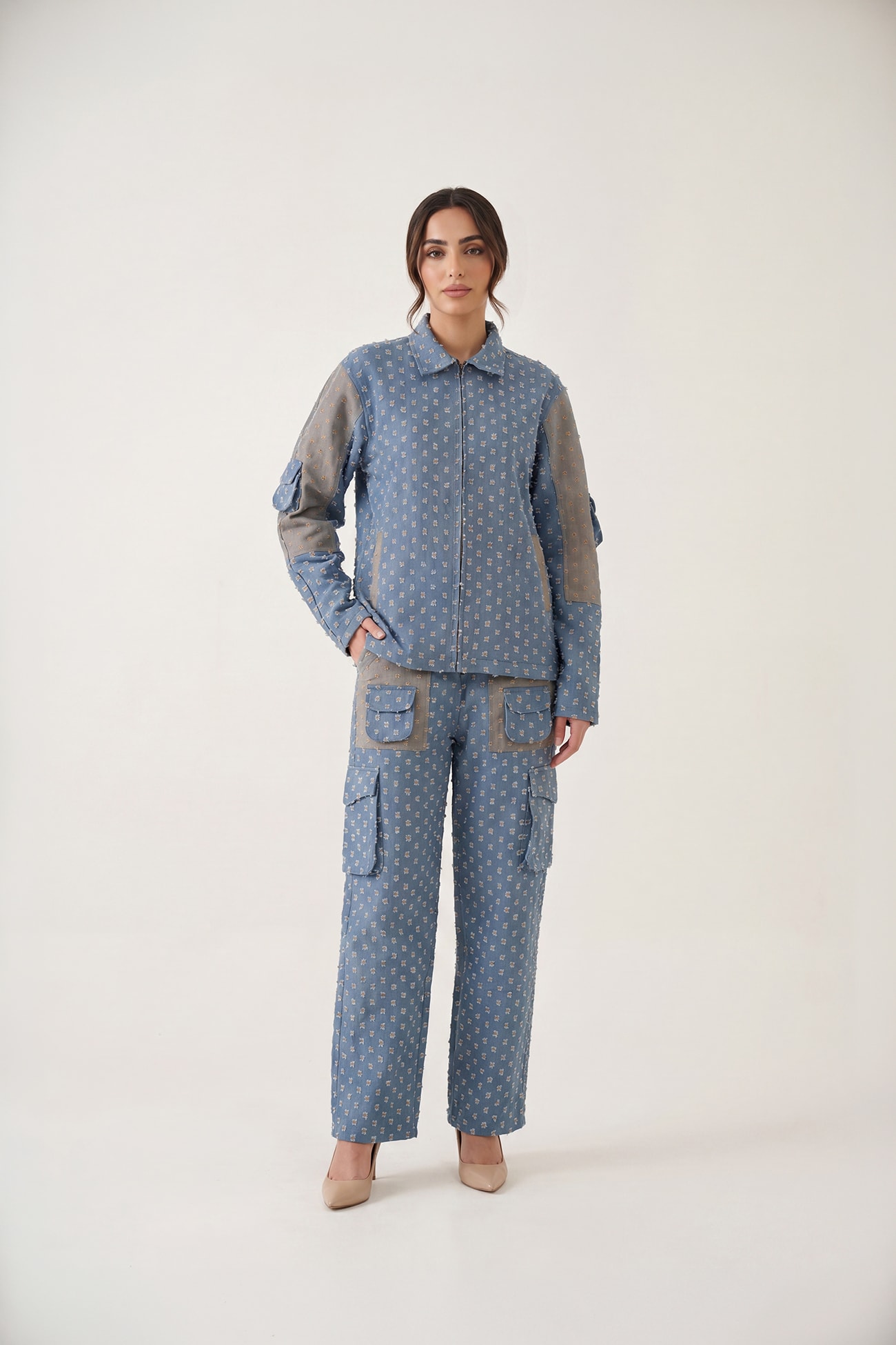 Skyline Bloom Utility Co-Ord Set