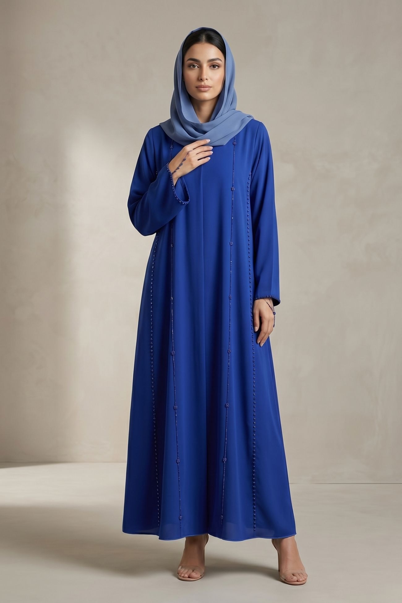 Royal Blue Grace Abaya