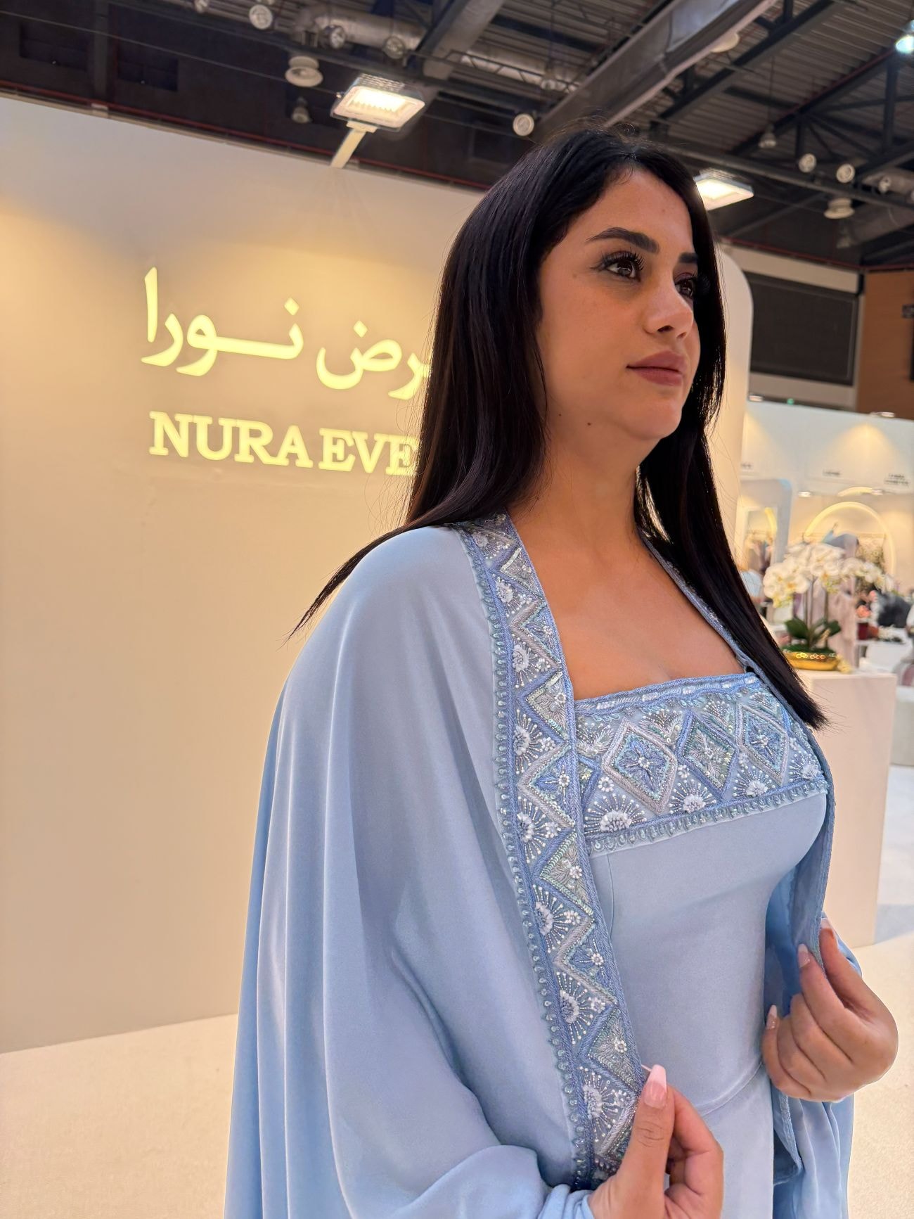 Elegant Kaftan with hand embroidery