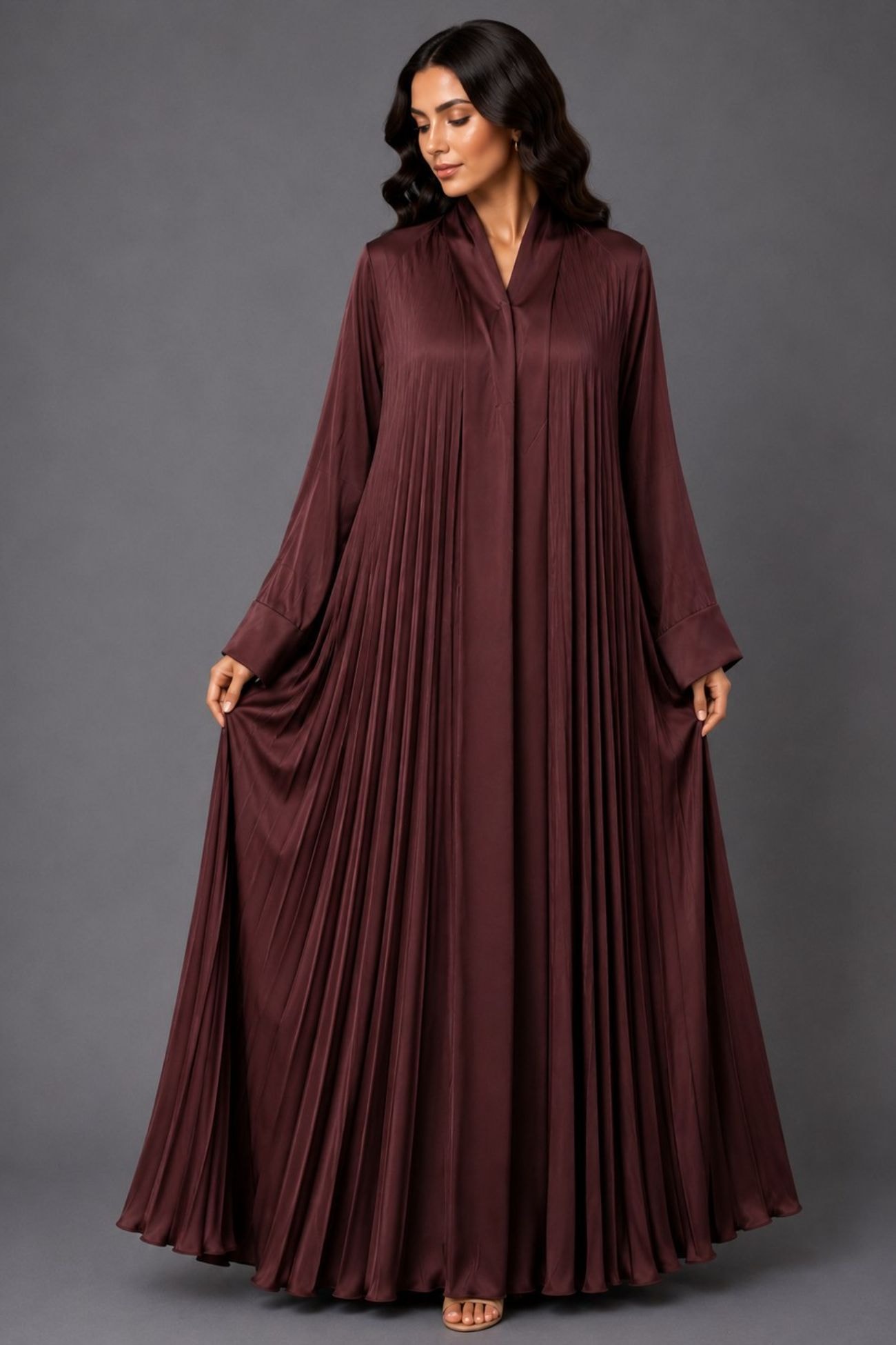 Luxe Pleat Abaya
