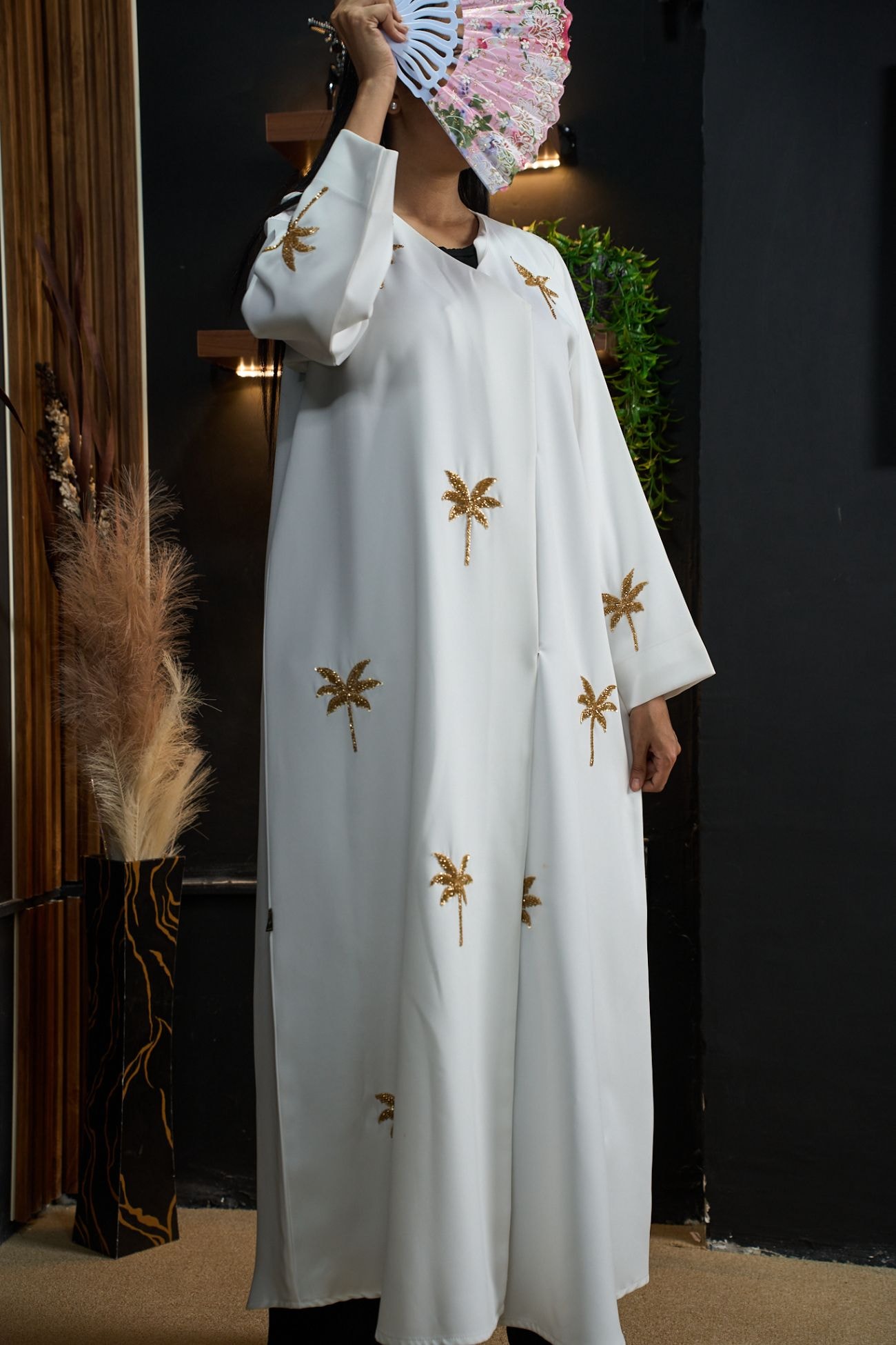 Golden Palm Abaya