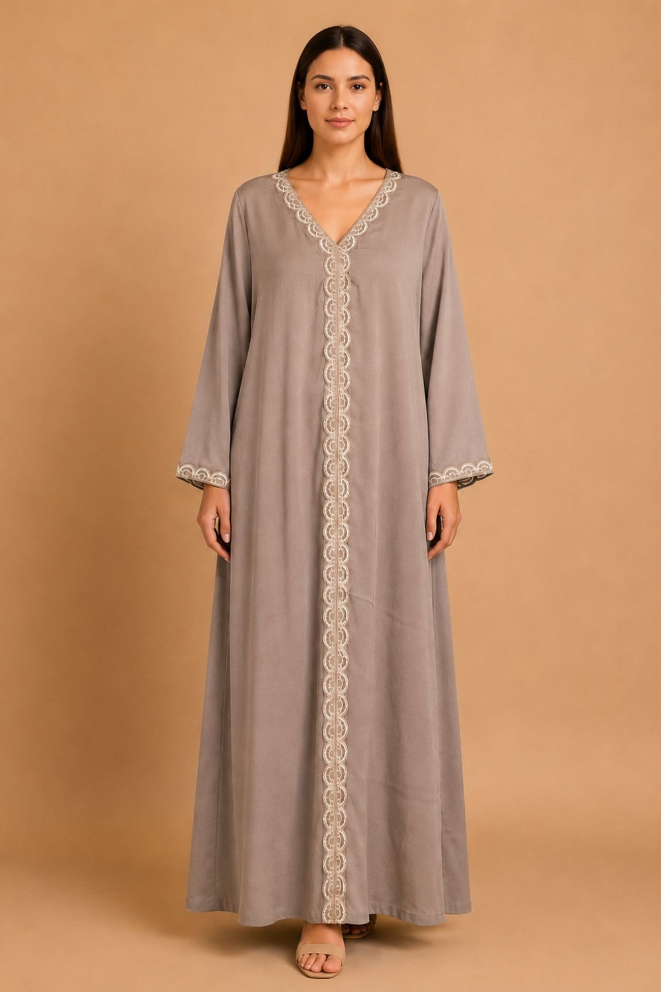 Noor Lace Elegance Jalabiya