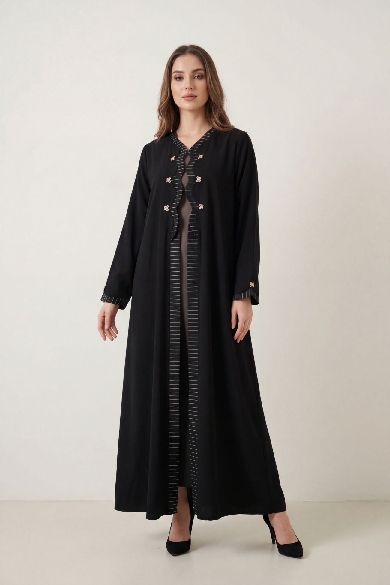 Open Detail Abaya