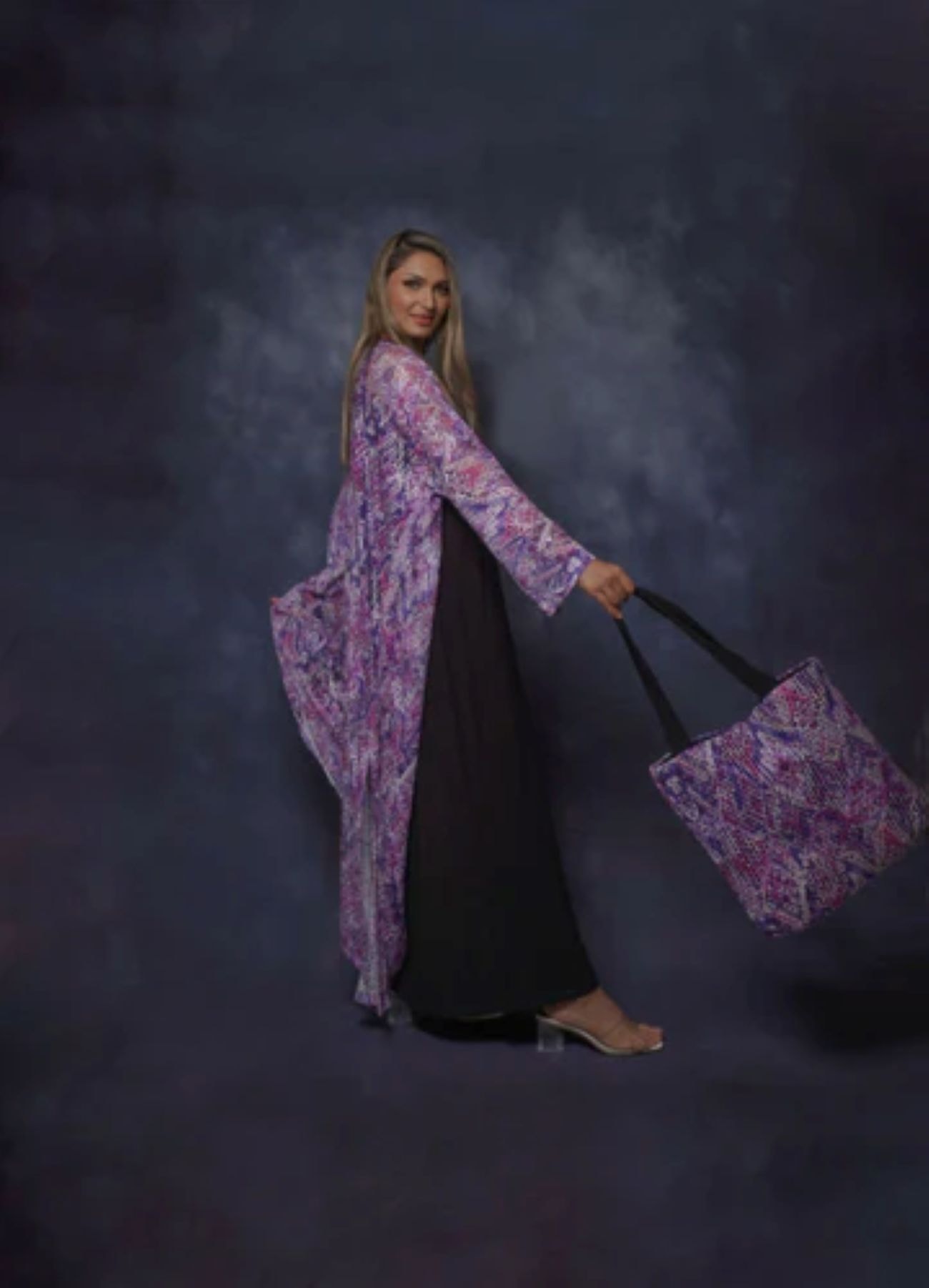 Casual open color abaya High-end Details & Quality