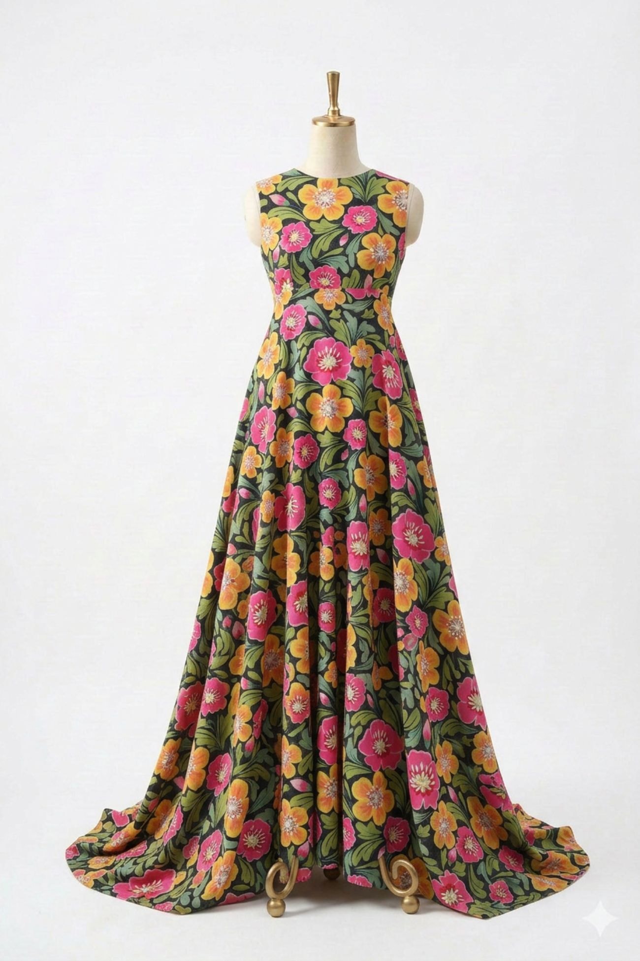 Floral Spanich Cotton — MultiColor