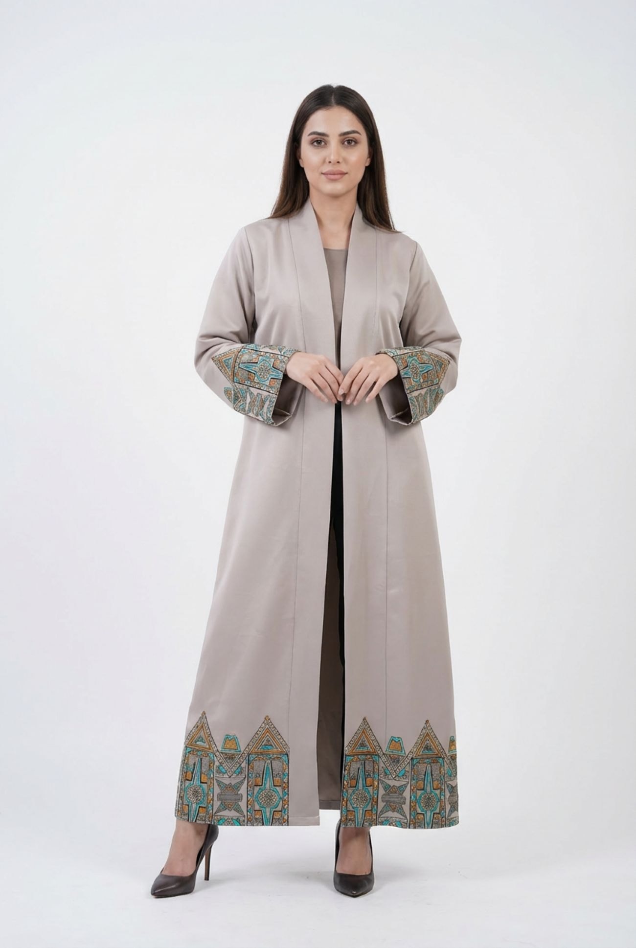 عباية ساتان — Black 1