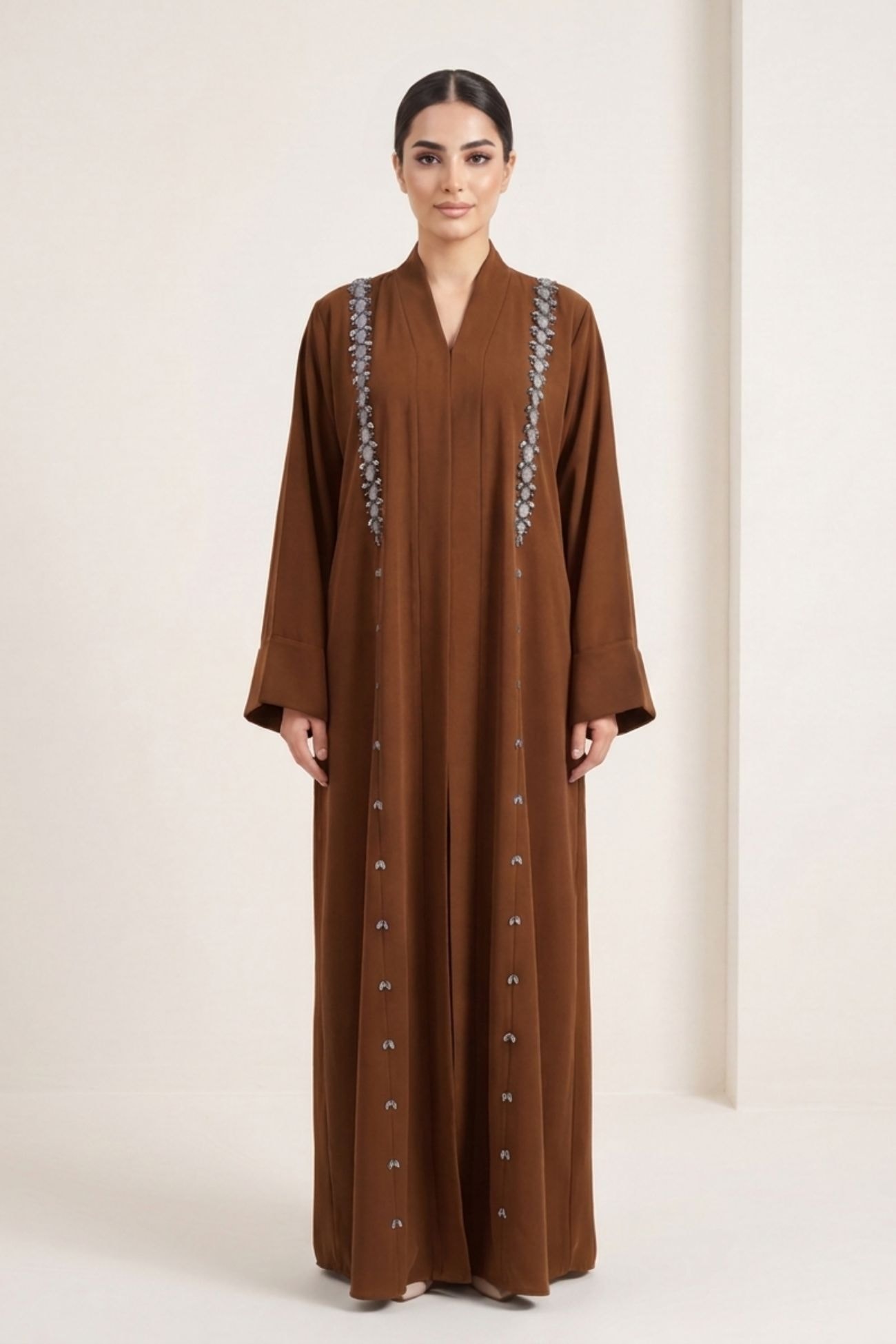 Midnight Leaf Abaya