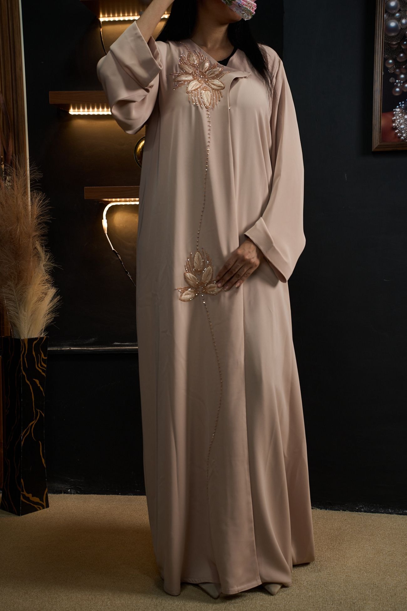 Blush Lotus Abaya