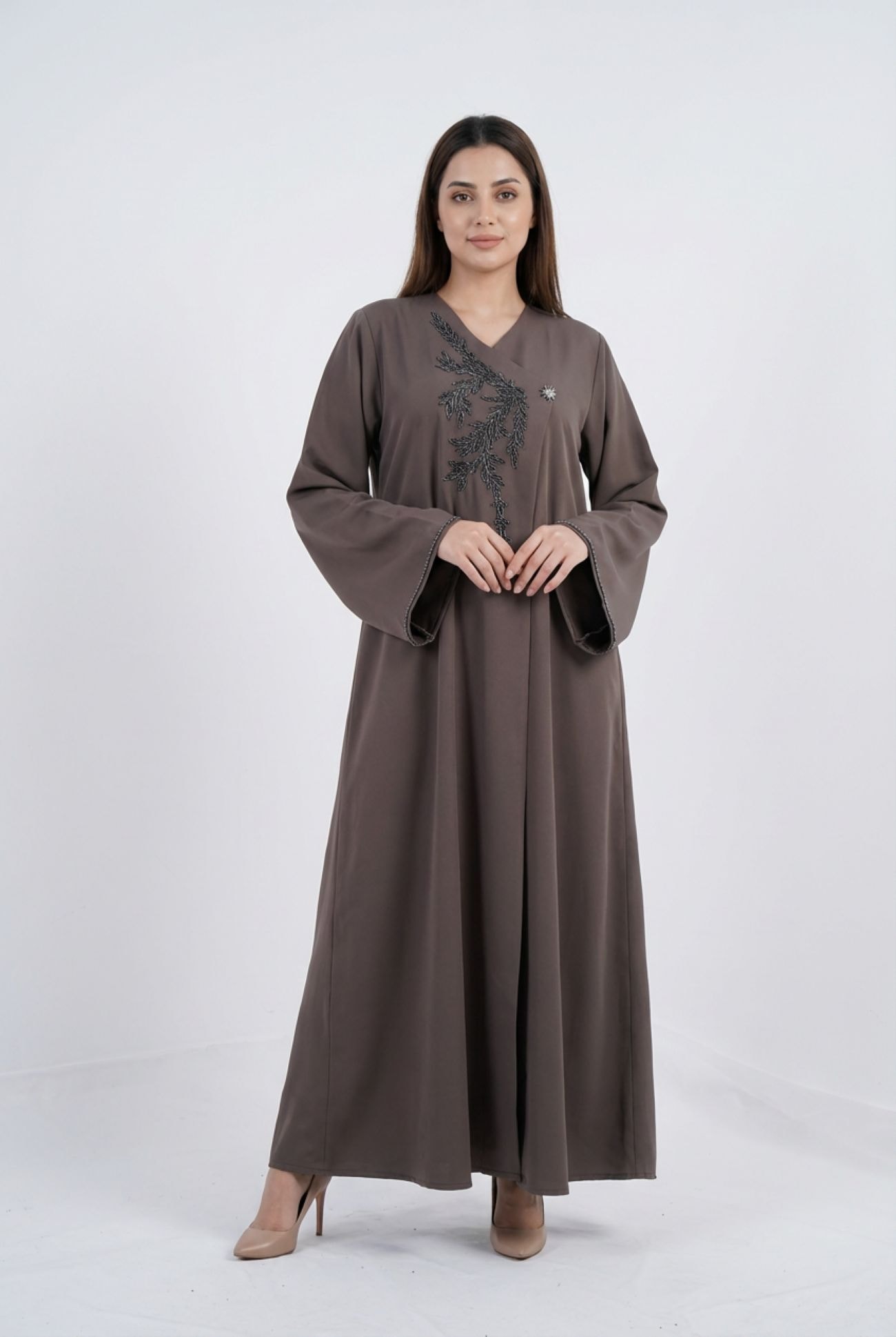 abaya velvet — Black